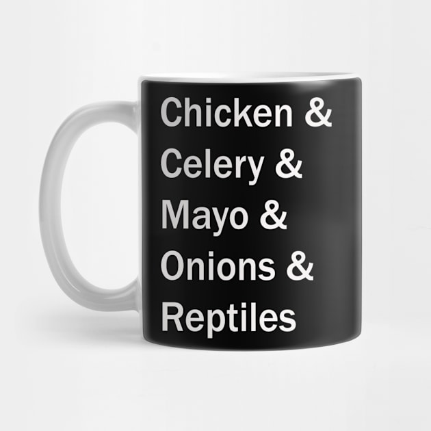 Reptilian Overlord Chicken Salad by Conspireipes